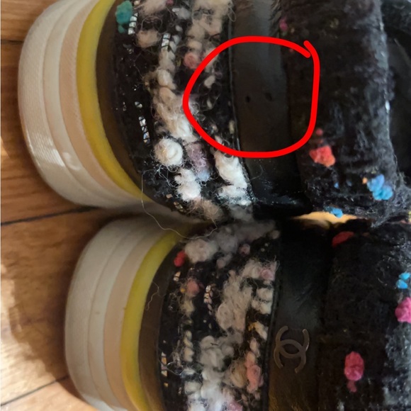 AUTHENTIC Preowned Women’s Chanel Sneaker US sz 8 - Picture 7 of 12